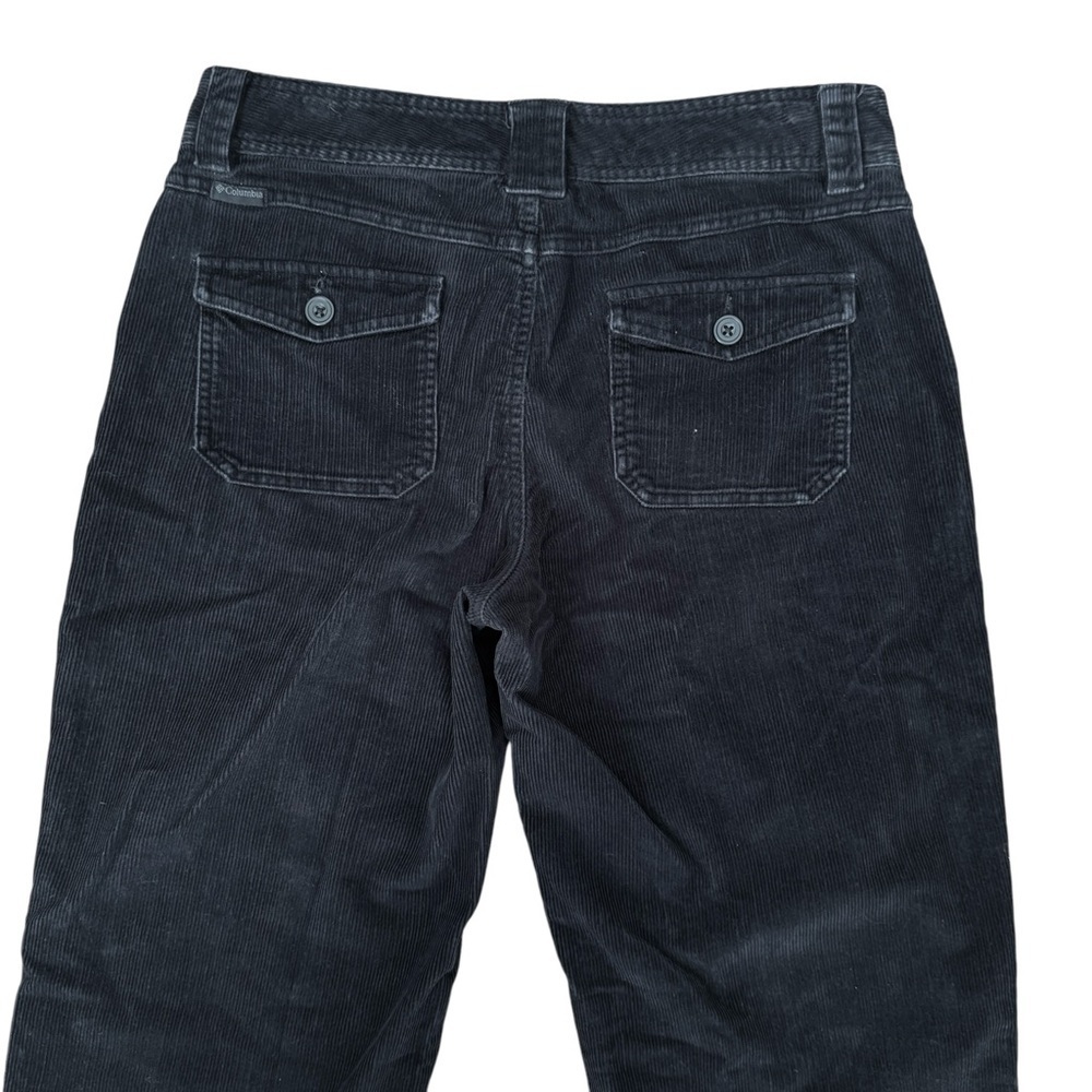 Women's Columbia Corduroy Pants Straight Leg Cargo Stretch Cotton Faded Black 10 - Picture 6 of 10